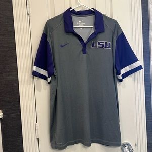 Nike XL Dri-Fit LSU Tigers Polo